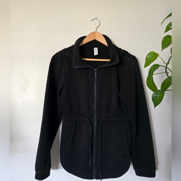 Varley Jackets & Blazers - Varley Black Hooded Jacket Size Small Womens Full Zip